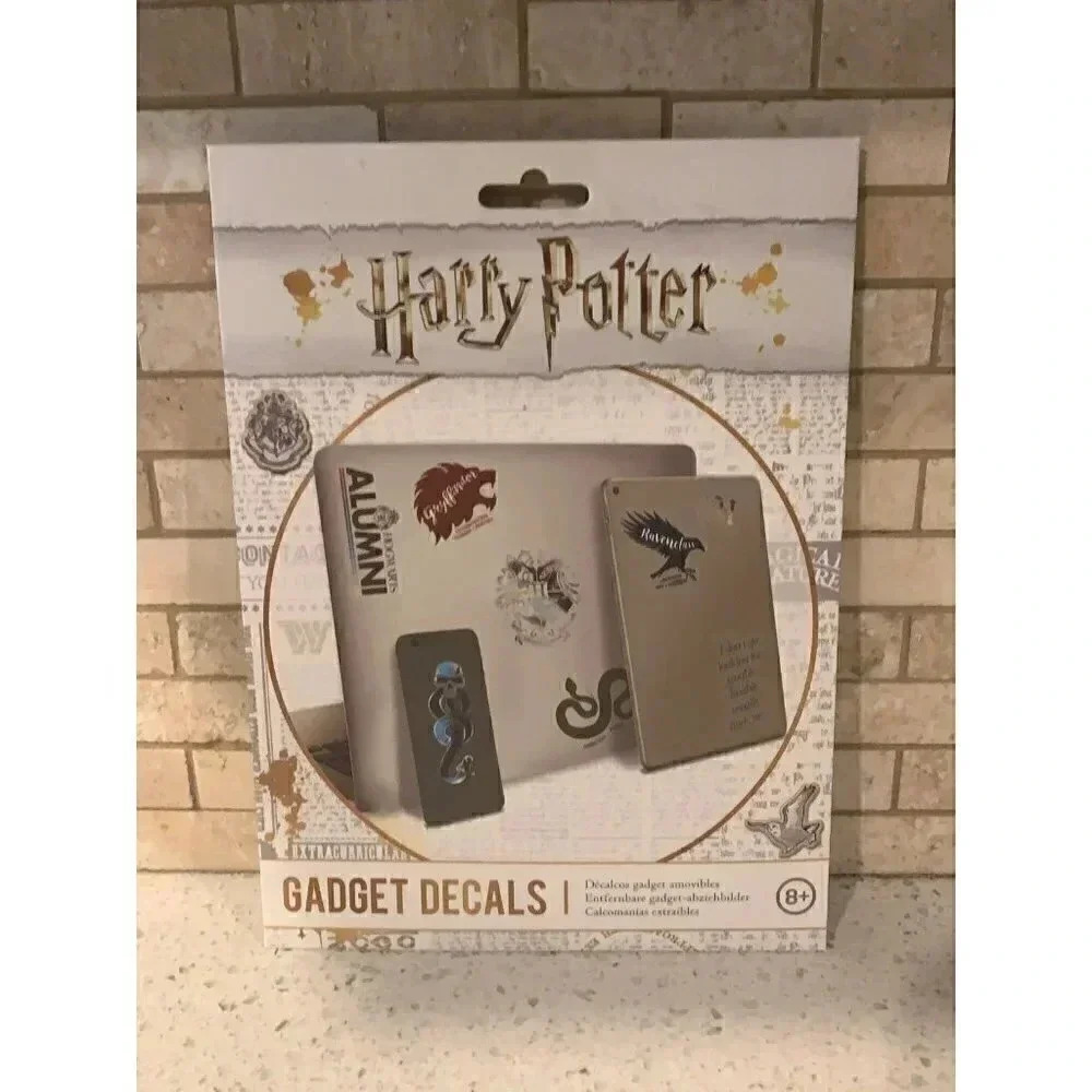 Harry Potter Gadget Decals - Reusable Vinyl Sticker Clings - 4 Sheets Bu